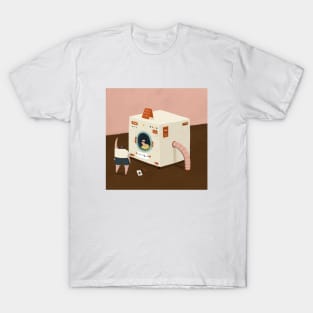 Washing Machine Space ship T-Shirt